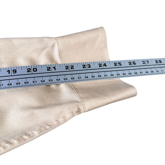 YVES SAINT LAURENT Dress Shirt Men’s Large 34-35 Tan Long Sleeve YSL - Picture 9 of 10